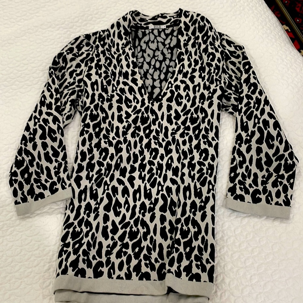 Wolford v-neck black and silver top